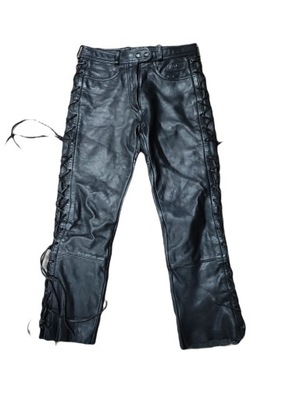 PANTALON MOTOCYCLE EN CUIR SZNUROWANE MQP CEINTURE 80 (S1133) - milautoparts-fr.ukrlive.com