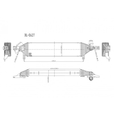 RADUADOR AIRE DE CARGA HART 641 339  