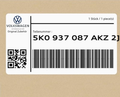 Блок управления bcm система комфорт i inst. 5k0937087akz2j vw eos фото №1