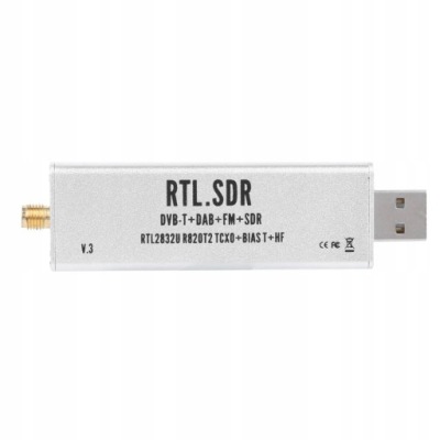 RTL-SDR V3 odbiornik SDR 0,1MHz-1,7GHz