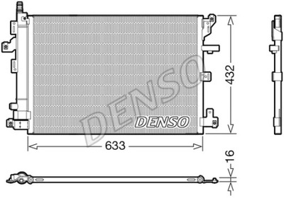 РАДИАТОР КОНДИЦИОНЕРА VOLVO DENSO