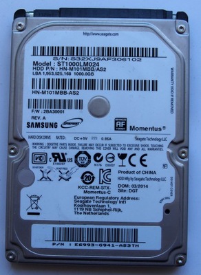 dysk hdd Samsung 1TB 2.5"