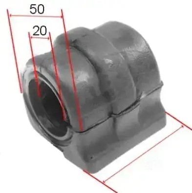 Втулка резиновый элемент стабилизатора перед 80000097 corteco фото №1