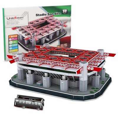 Stadion San Siro AC Milan Inter Mediolan Puzzle 3D