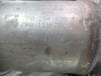 Каталізатор фільтр dpf 7p5 vw touareg 3.0 tdi фото №1