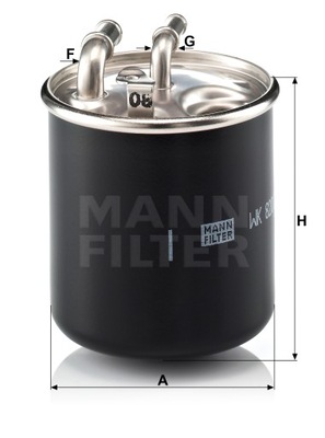 FILTRO COMBUSTIBLES MANN-FILTER WK 820/2 X  