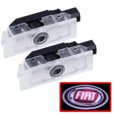 PROYECTOR DIODO LUMINOSO LED LOGOTIPO LUZ DE PUERTA FIAT GRANDE PUNTO  