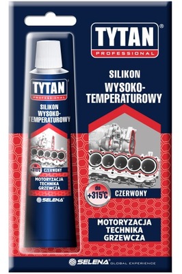 Silikon wysokotemperaturowy 20ml Tytan