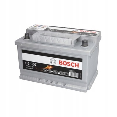 АККУМУЛЯТОР BOSCH S5 74AH 750A P+