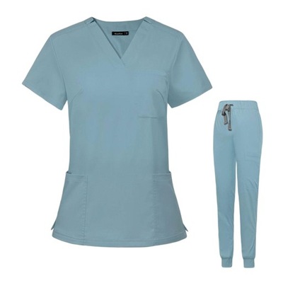 Zestaw peelingów do mundurków pielęgniarskich XL jasnoniebieski