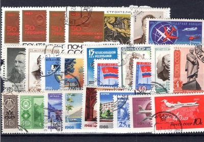 Pakiet ZSRR 25 znaczków kasowane [137]