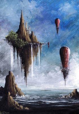 Akwarela "Odosobnienie" r.n.