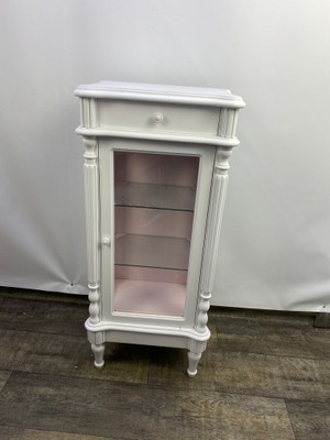 Witrynka eklektyczna biała