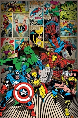 Marvel Comics - Here Comes - plakat 61x91,5 cm