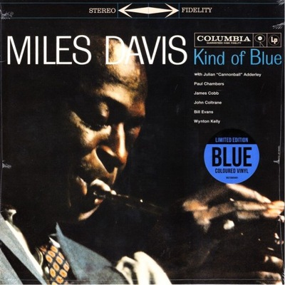 {{{ MILES DAVIS - KIND OF BLUE (1 LP) - LEGACY BLUE VINYL