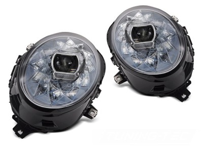 Лампы full led mini cooper f54 clubman f55 f56 14-21r кольца поворот. dynamic фото №1