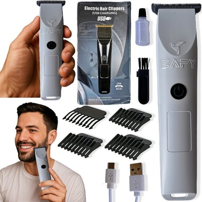 MASZYNKA DO STRZYŻENIA WŁOSÓW TRYMER GOLARKA MĘSKA DO ZAROSTU BEZPRZEWODOWA