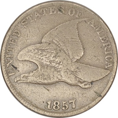 16.ha.USA, 1 CENT 1857