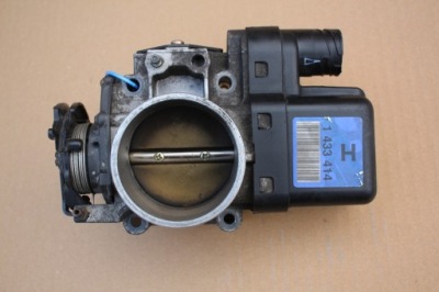 Дроссельная заслонка bmw e46 e39 e38 m52tu 1433414 niebieska 2.0 2.3 2.8 фото №1