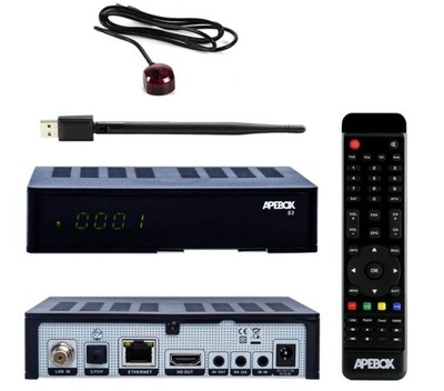 Tuner APEBOX S2 WiFi SAT DVB-S2 H.265 IPTV STALKER