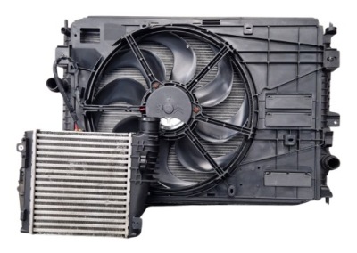 Комплект радіатор peugeot 3008 opel zafira grandland citroen c4 berlingo фото №1