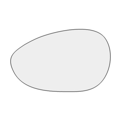 Стекло/зеркало fiat punto grande 2005-2017 2006 2007 фото №1