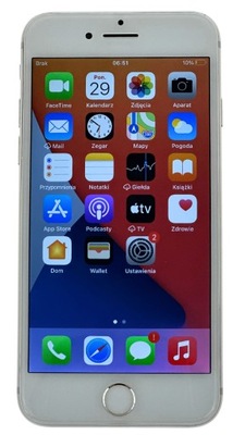 Apple iPhone 7 256GB Silver srebrny bateria 100% KLASA A-