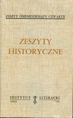 Zeszyty historyczne zeszyt 84