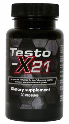 Testo-x21 mocny na masę rzeżbę siła testosteron beta sitosterol maca