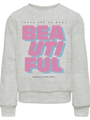 Kids ONLY Bluza 15307578 Szary Regular Fit