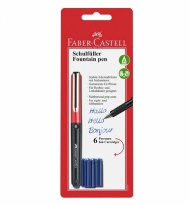 PIÓRO WIECZNE 6 NABOI BLISTER FABER CASTELL