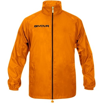 Kurtka Givova Rain Basico Fluo pomarańczowa RJ001 0028 XL