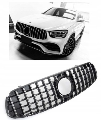 Решётка радиатора решётка радиатора mercedes glc w253 c253 x253 panamericana amg lift 2019-2023 фото №1