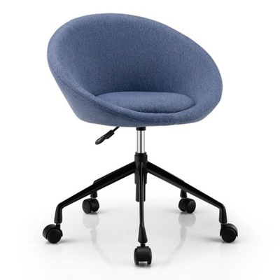 Krzesło biurkowe odcienie niebieskiego