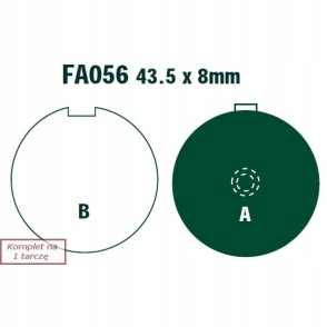 КОЛОДКИ ГАЛЬМІВНІ EBC FA056