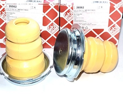 2× febi bilstein 26562 проставка резиновый, подвеска фото №1
