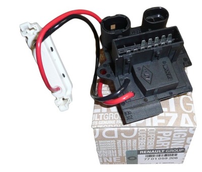 Регулятор вентилятора резистор renault clio ii kangoo 7701059206 оригінал фото №1