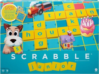 MATTEL GAMES Scrabble Junior Gra słowna