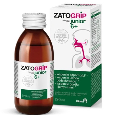 ZATOGRIP JUNIOR 6+ Syrop Dla dzieci na grypę