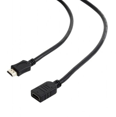 Kabel Przedłużacz HDMI A-A, M/F, high speed 0.5m