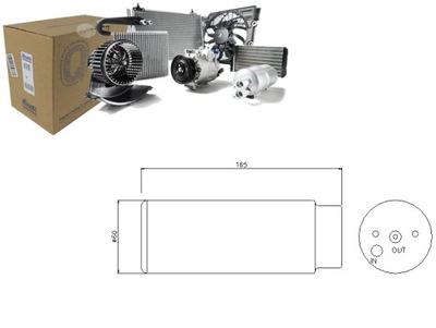 DESHUMECTADOR DE ACONDICIONADOR MERCEDES M (W163) 2.3-5.4 02  