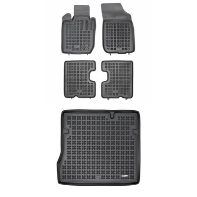 RUBBER SET MATS I MAT DACIA DUSTER I 2010-2013 FRONT LIFTINGIEM  