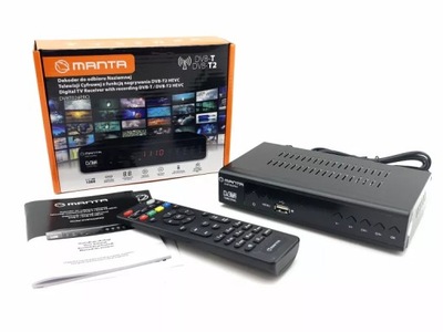 DEKODER MANTA DVBT024PRO DVB-T2 / HEVC / H.265