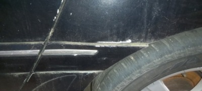 Mercedes w245 молдинг крыла заднего хром 191 фото №1