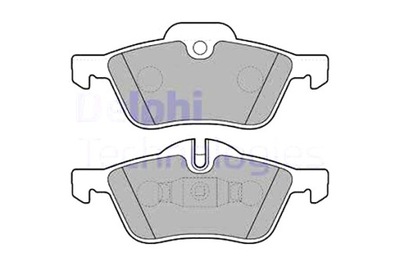 DELPHI КОЛОДКИ ГАЛЬМІВНІ ПЕРЕД МІНІ R50 R53 R52 1.4D 1.6 06.01-07.08