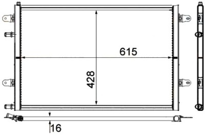 Інтеркулер hella 4f0145804e 4f0145804k u7326 фото №1