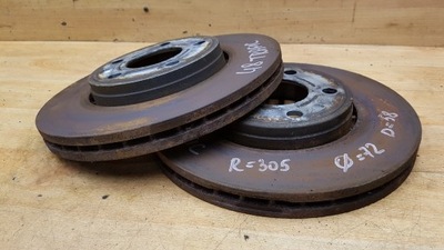 Гальмівні диски гальмівні перед комплект renault trafic ii lift фото №1