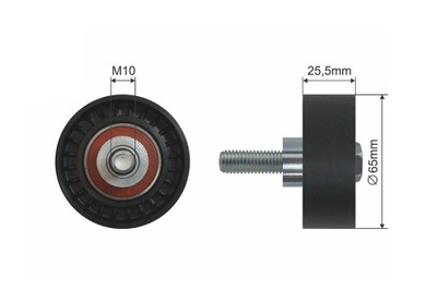 ROLLO TENSOR CORREA WIELOROWK BRAVO II 1.4 01-14  