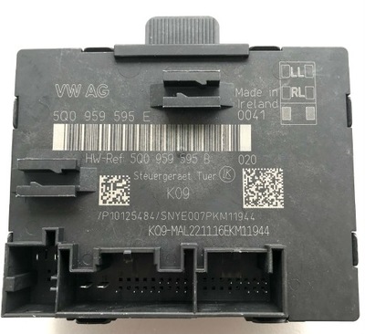 Vw skoda audi seat модуль двері 5q0959595e фото №1