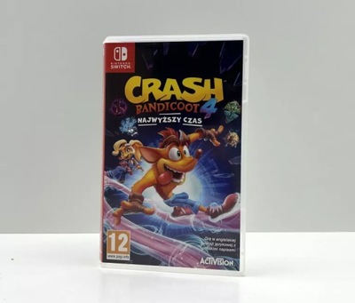 GRA NINTENDO SWITCH CRASH BANDICOOT 4 NAJWYŻSZY CZAS